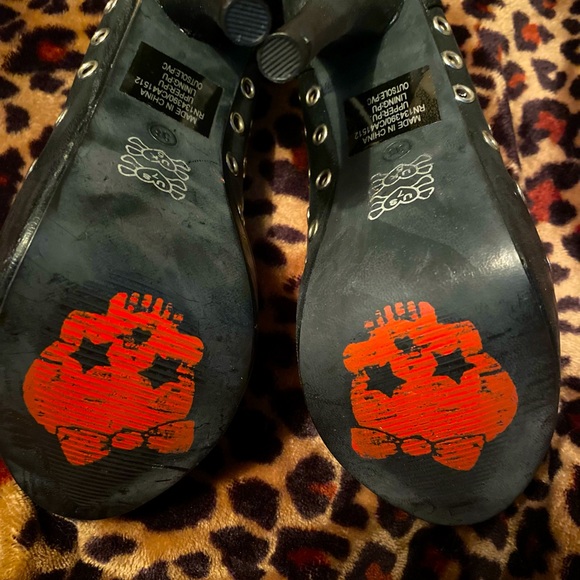 Abbey Dawn Holly Chart Topper Platform- Black  size 7 US NEW - Picture 10 of 16